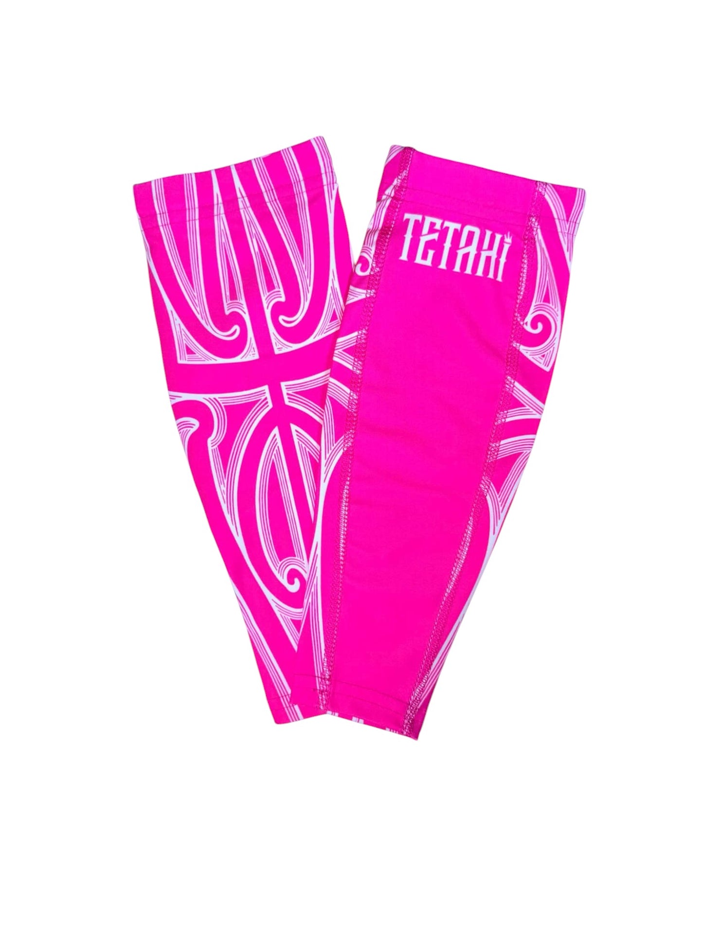 Hot Pink and White Calf Sleeve