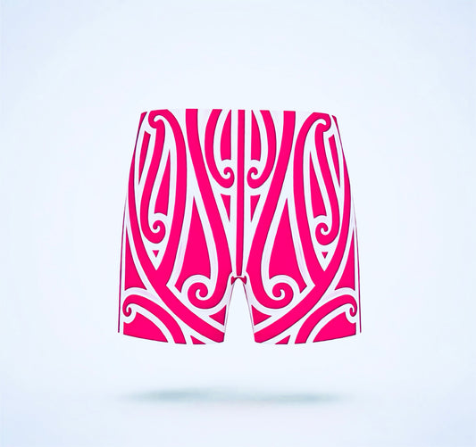 Hot Pink and White Compression Boys Skins