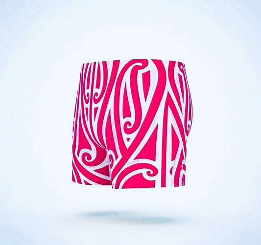 Hot Pink and White Compression Boys Skins