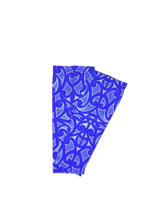 Royal Blue and White Sleeve